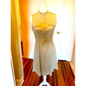 Calvin Klein sleeveless coat dress, cotton